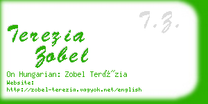 terezia zobel business card